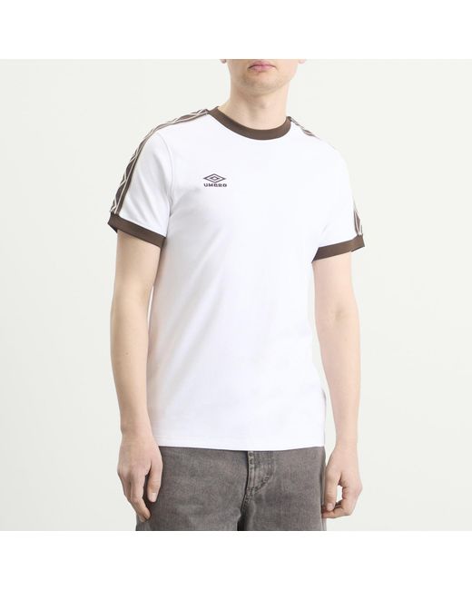 Umbro White Taped T-Shirt for men