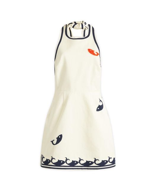 ALÉMAIS Natural Marine Mini Dress