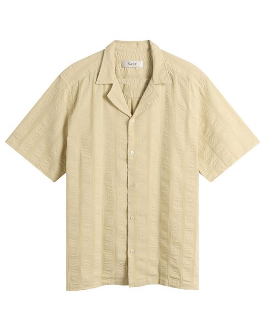 Forét Natural Peer Jacquard Stripe Vacation Shirt for men