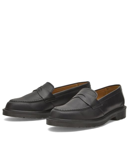 Dr. Martens Black Delapre Penny Loafer for men