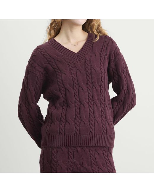 4th & Reckless Purple Jordan Jumper