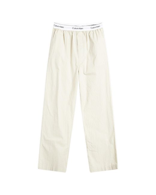 Calvin Klein White Sleep Pant for men