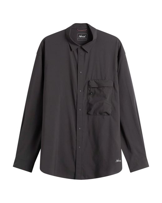NANGA Black Excursion Shirt for men