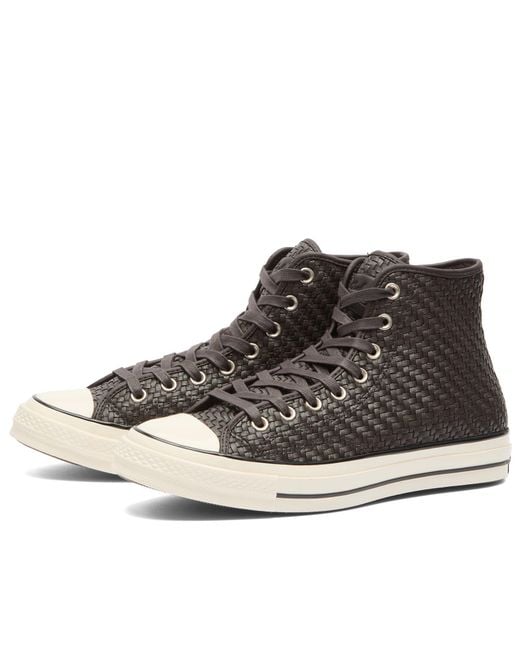 Converse Brown Chuck Taylor 1970S Hi Woven Sneaker for men