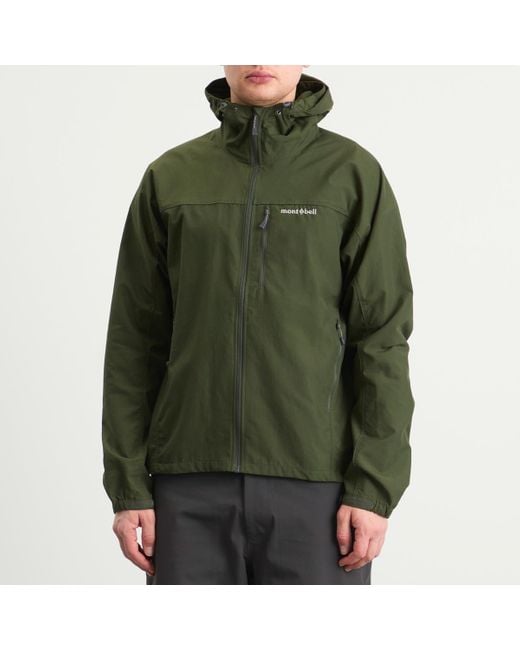 Montbell Green O.D. Hooded Jacket for men