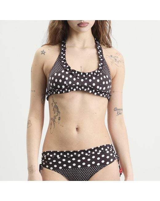 Damson Madder Black Cove Bikini Top