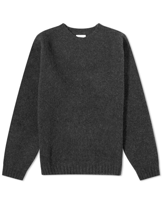 Norse Projects Gray Birnir Brushed Lambswool Crew Jumper for men