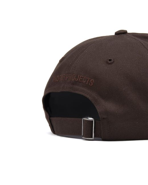 Norse Projects Brown Twill Sports Cap for men
