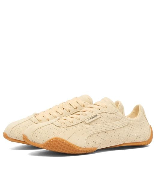 PUMA Natural X Jil Sander K-Street Suede Sneakers