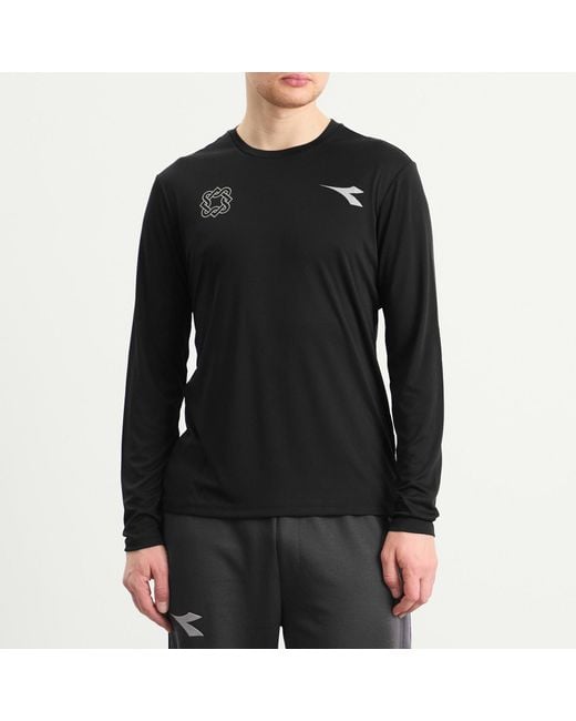 Diadora Black X Lack Of Guidance Graphic T-Shirt for men
