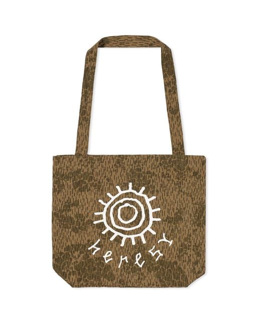 Heresy Brown Drencher Tote Bag