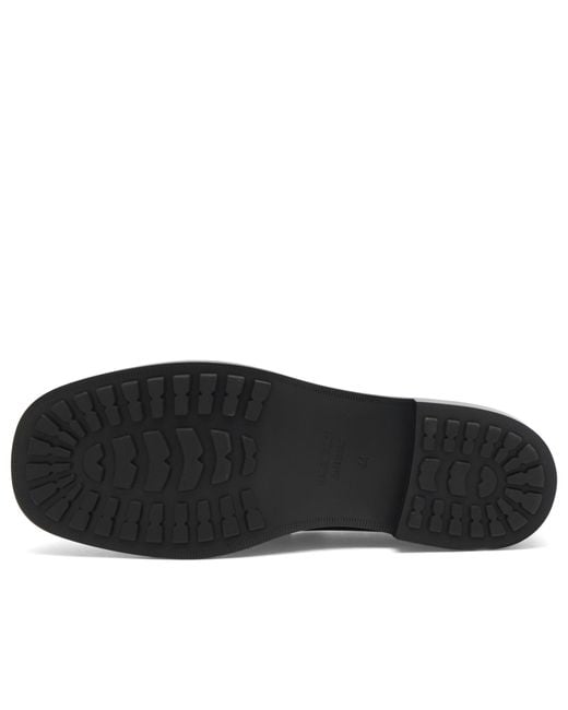 Balenciaga Black Leather Loafer for men