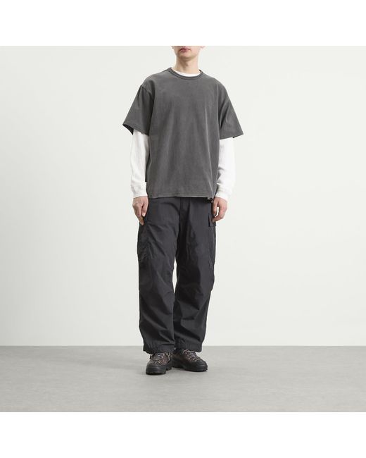 Beams Plus Gray Big 6 Pocket Cargo Pants for men