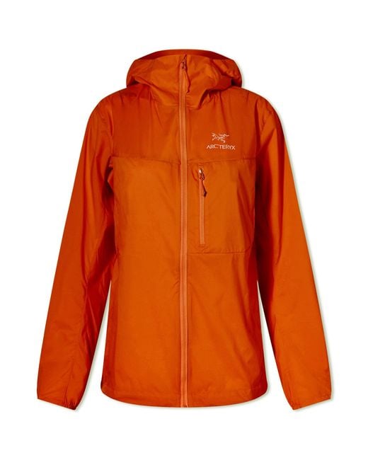Arc'teryx Orange Squamish Hoodie Jacket