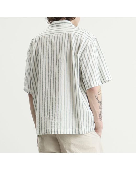 A Kind Of Guise Gray Samata Vacation Shirt for men