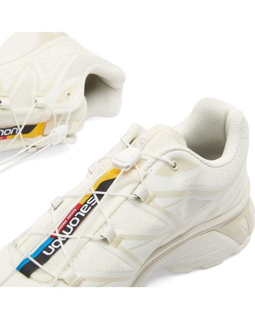 Salomon White Xt-6 Sneakers