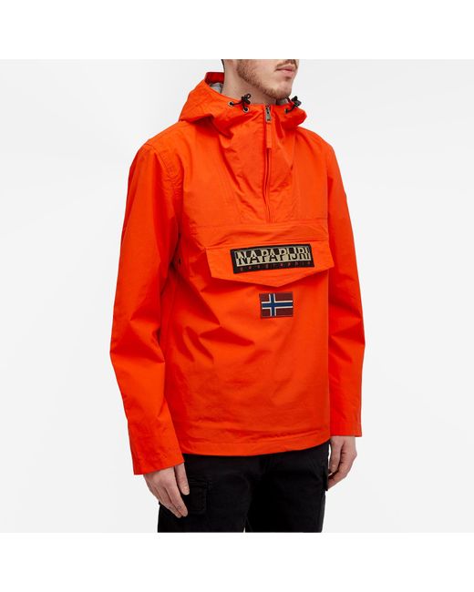 Napapijri Orange Rainforest Jacket for men