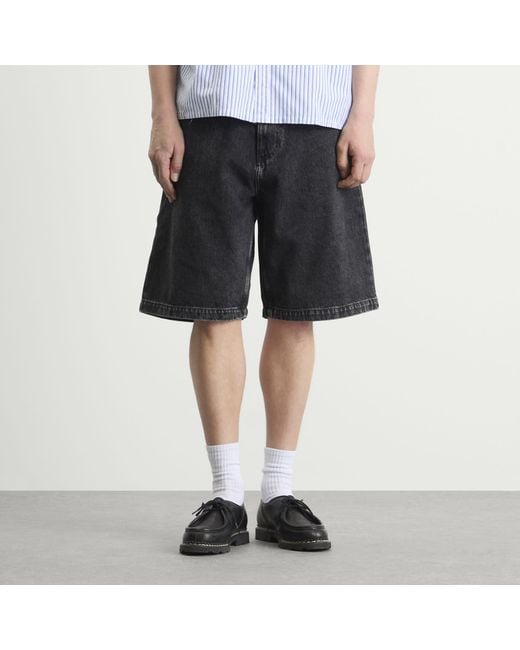 Edwin Gray Denim Worker Shorts for men