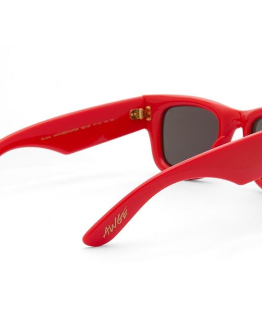 Ray-Ban Red X A$Ap Rocky Wayfarer Puffer Sunglasses