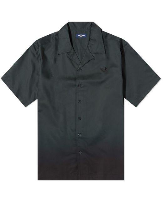 Fred Perry Black Ombre Vacation Shirt for men