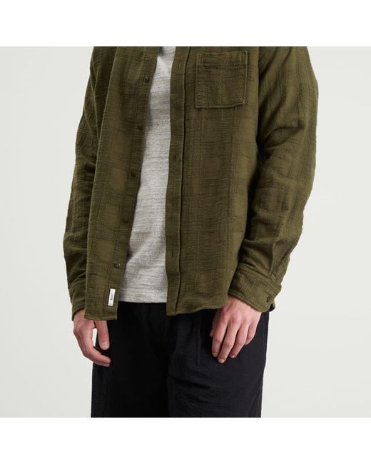Forét Green River Jacquard Shirt for men