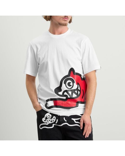 ICECREAM White Jumbo Running Dog T-Shirt for men