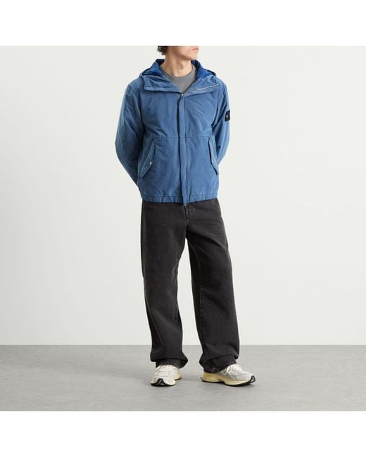 Stone Island David Light-Tc Jacket in Blue for Men | Lyst UK