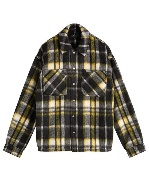 Represent Green Textured Overshirt for men