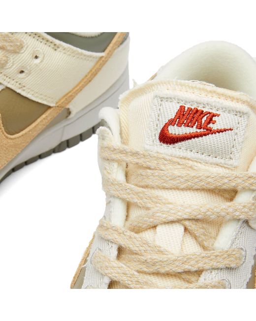 Nike White Dunk Low Leather Low-top Trainers