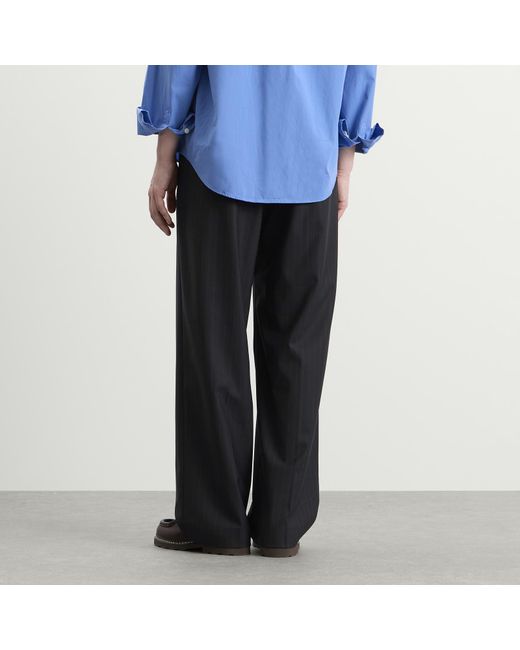 NN07 Blue Kay Pleated Trousers for men