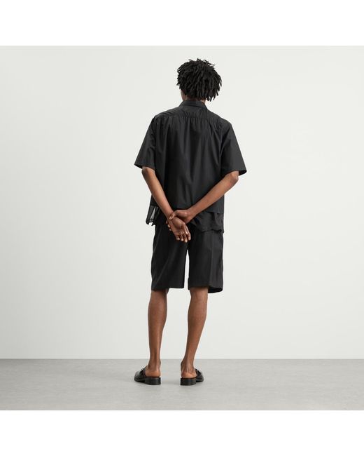 Our Legacy Black Poplin Every Short Sleeve Shirt for men