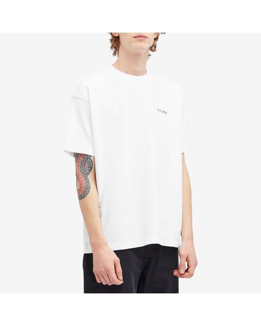 Percival White Online Oversized T-Shirt for men
