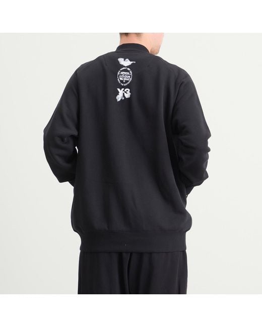 Y-3 Black Track Top for men