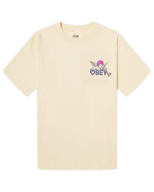 Obey Natural Baby Angel T-Shirt for men