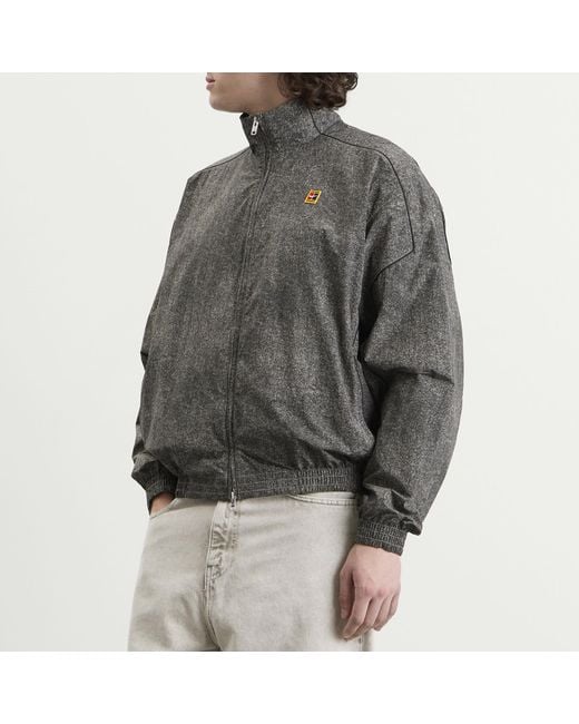 Nike Gray Club Rules Aop Full Zip Jacket for men