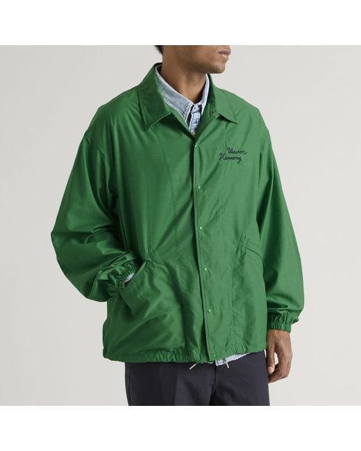Visvim Green Windfall Coach Jacket for men