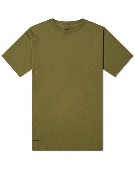(w)taps Green Skivvies 3-Pack T-Shirt Drab for men