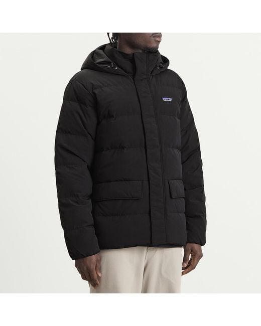 Patagonia Black Sisar Down Hooded Jacket for men