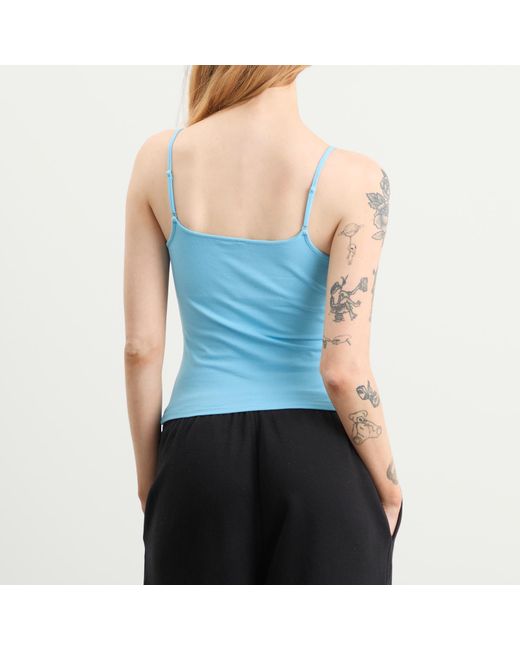 Skims Blue Cotton Jersey Cami