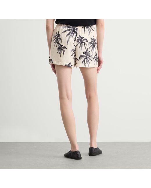 Anine Bing Natural Kam Palm Shorts