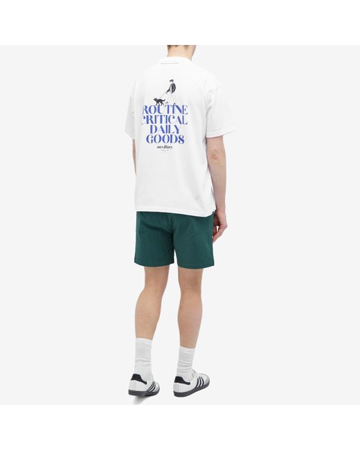 Percival White Daily Goods Dog Walk Oversized T-Shirt for men