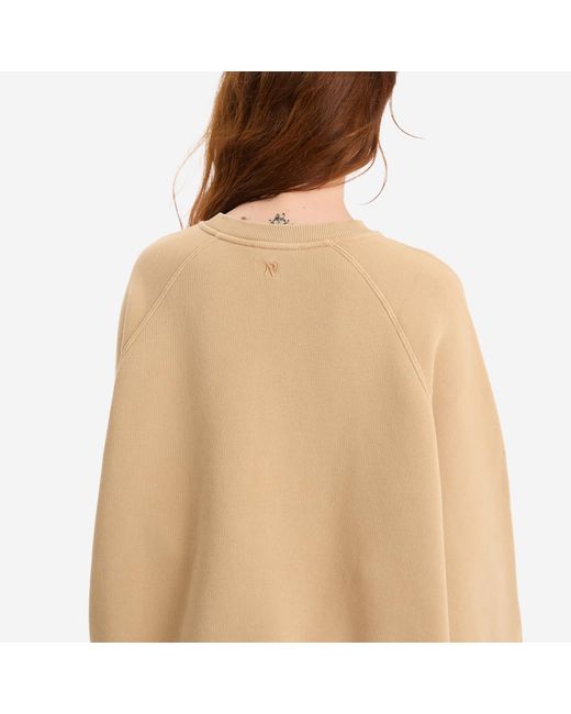 Represent Natural Initial V Notch Sweatshirt