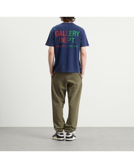 GALLERY DEPT. Blue Boardwalk T-Shirt for men