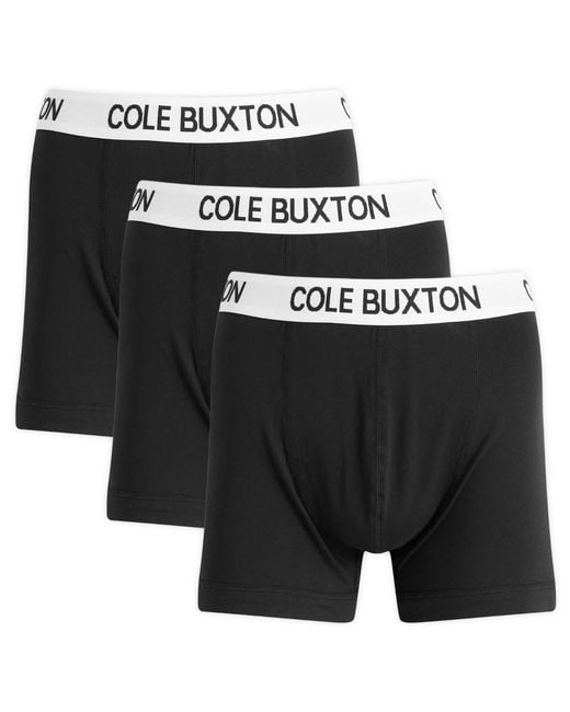 Cole Buxton Black Cb Boxer Shorts for men