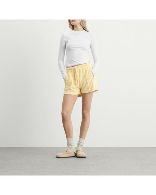 Adidas Yellow Terry Towel Shorts