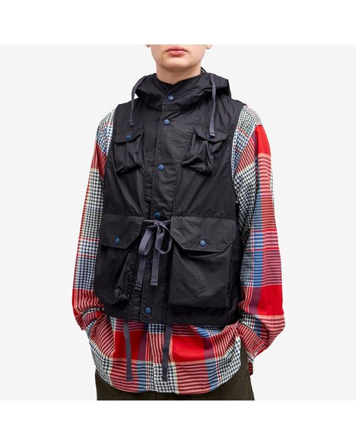 Engineered Garments Field Vest in Blue for Men | Lyst