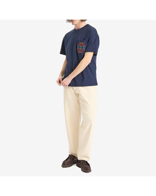 Pendleton Blue Harding Star T-Shirt for men
