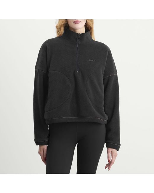 Tala Black 1/4 Zip Fleece Jacket