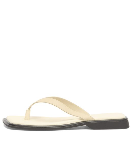 Vagabond Natural Izzy Leather Flip Flops