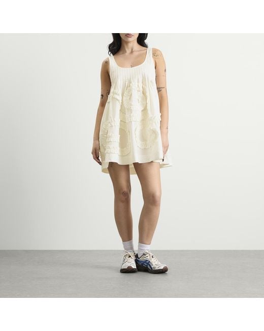 Damson Madder White Stella Mini Dress